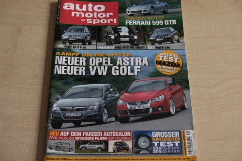 4) Auto Motor Sport AMS 21/2006 - BMW X3 3.0sd E83 mit  - Ferrari 599 GTB Fiora