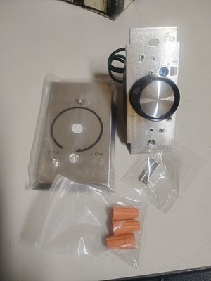 Leviton Black Fan Speed Control 5 AMP Single Pole 6616 (5A-120VAC) New