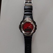 Casio Sea-Pathfinder SPF-50 Red/Black Waterproof Watch Thermometer Barometer