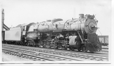26B247 RP 1939 CB&Q BURLINGTON RAILROAD 4-8-4 LOK #5612 CRESTON IOWA
