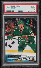 2022-23 Upper Deck Series 1 Young Guns Matt Boldy #201 PSA 9 MINT 08g7