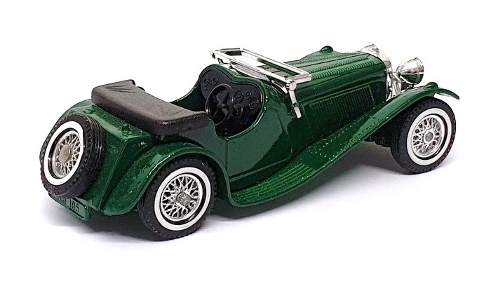 Modelos Matchbox de antaño 9,5 cm de largo diecast Y-1 - 1936 Jaguar SS-100 verde Foto 2 de 4