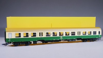 H0 DC Brawa 46039 Halberstädter Personenwagen 2. Kl. Bmh DR in OVP #OD_234