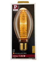 Paulmann LED Kerze Innenkolben Ring, 4W = 21W, 200 lm, E27, Gold, Goldlicht