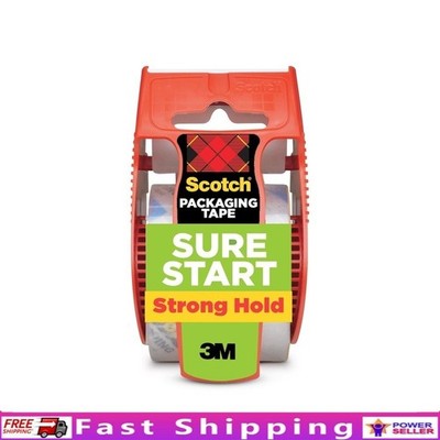 Clear Packing Tape Strong Hold Easy Start Quiet Unwind 50yd Shipping Sealing New