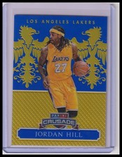 2014-15 Panini Excalibur Jordan Hill Crusade Blue #/149 #70 Los Angeles Lakers