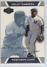 2007 Topps Co-Signers Blue 5/250 Robinson Cano Melky Cabrera #55 0q3