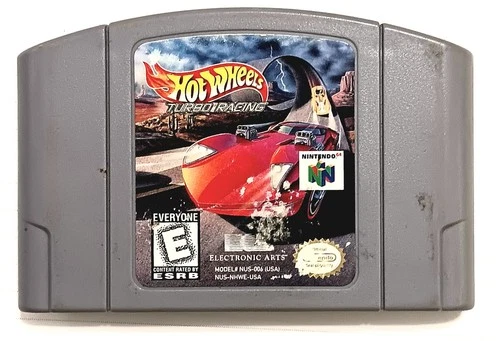 Hot Wheels: Turbo Racing (Nintendo 64, 1999) Tested, Working / Excellent Cond.