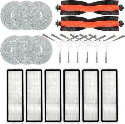 (20 PCS) Accessories Kit Compatible for Xiaomi S20+/S20 Plus Robot Vacuum Parts