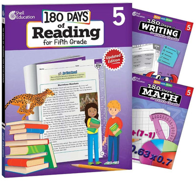 180 Days : Includes Reading 2Nd Edition, Writing, and Math for 5Th Grade Practic