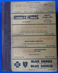 1960 Buffalo New York  Polk Directory Hard Cover Book