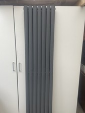 Metro Vertical Radiator - Anthracite - Double Panel (1800mm High) 413mm Wide