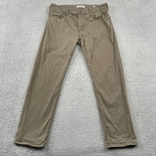 Mavi Jeans Pants Mens 38x32 Olive Brown Zach Straight Leg Cotton Stretch Chino