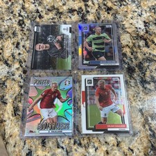 Erling Haaland Lot Of (4) Optic Holo/Optic Base/Prized Footballers/Club Chrome