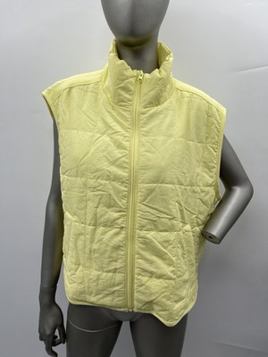 NWT Women s Thread & Supply Full Zip Puffer Jacket Color Yellow Size M