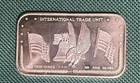 One Troy Ounce Fine Silver Bar 999 Bullion International Trade Unit
