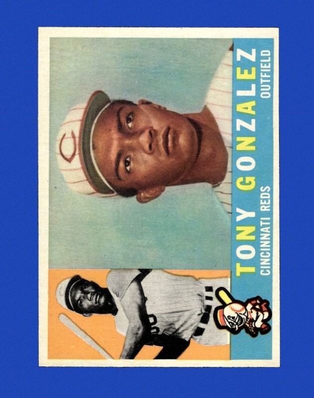 1960 Topps Set-Break #518 Tony Gonzalez NR-MINT *GMCARDS*