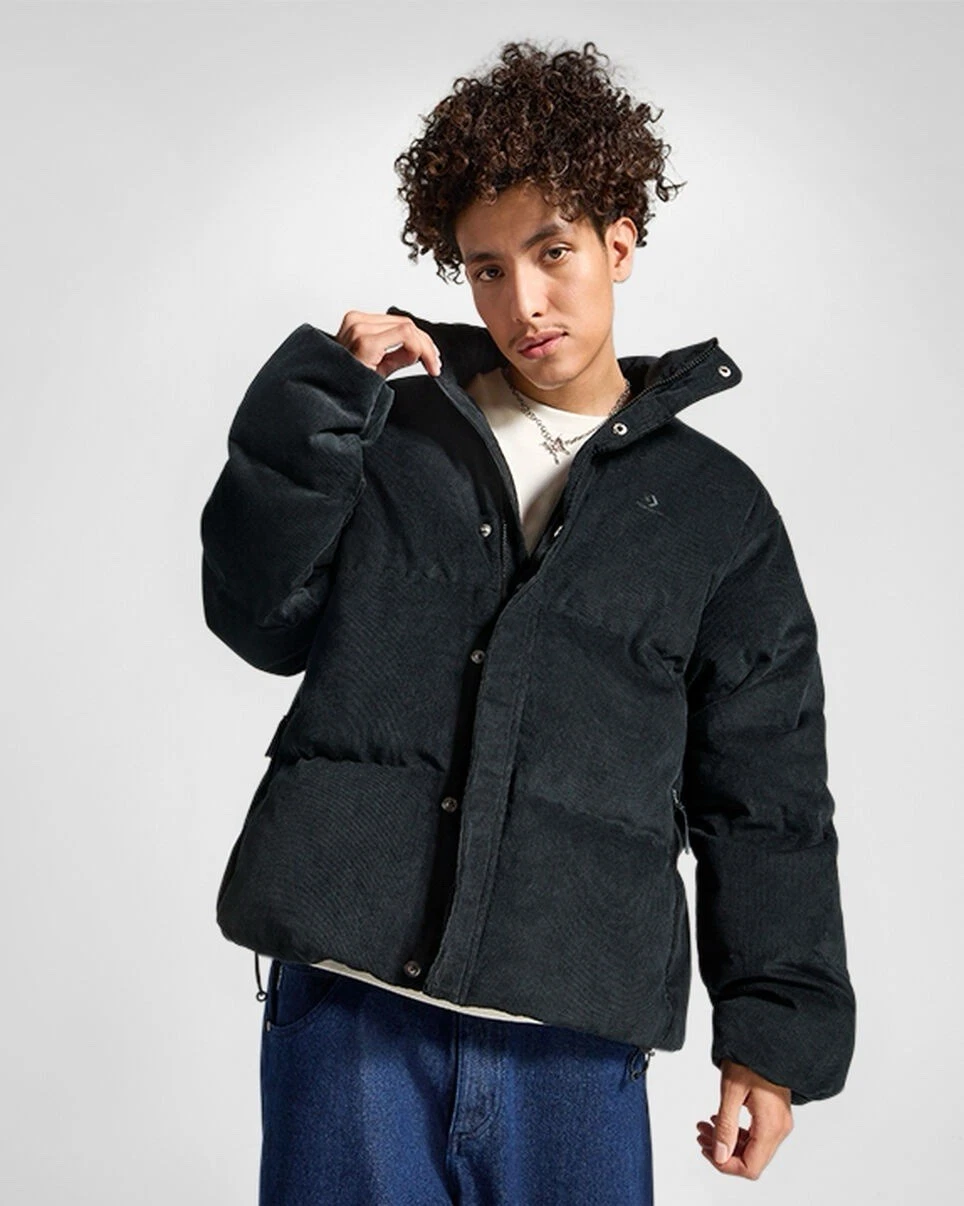 Converse Super Puffer Jacket BLACK SZ XL 10027010-A01
