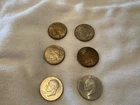 Silver Peace Dollar Lot Of 6 - 1922,23, 26, 76. Nice Natural Patina