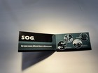 RARE SOG Vino Folding Corkscrew Bottle Opener w/ Foil Cutter Silver Metal CRK77 — photo 10