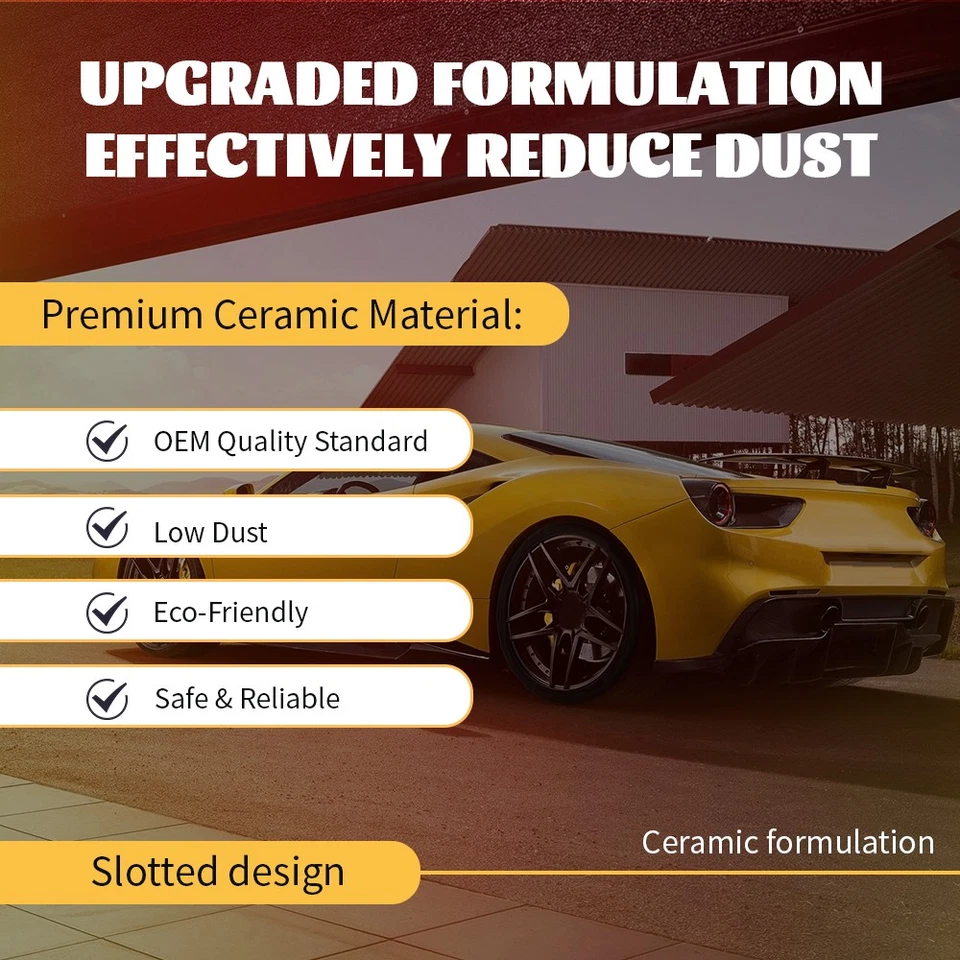 Rear Disc Ceramic Brake Pads Kit for Dodge Ram 1500 Ram 2500 Ram 3500 Ram 4000 - Image 4 of 4