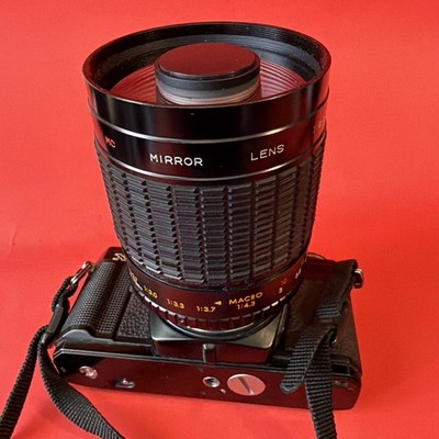Minolta X-7A With SAKAR 500mm F8 Mirror Lens