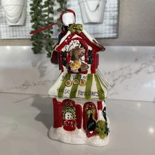 Blue Sky  BLITZEN'S HOUSE OF PANCAKES Tea Light  Candle Holder Christmas