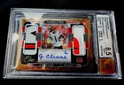 2021 Panini One JAMARR CHASE RC Dual Patch Formula One Gold #2/10 BGS 8.5