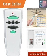 Ceiling Fan Remote Control Replacement of Hampton Bay UC7078T with Up and Dow...