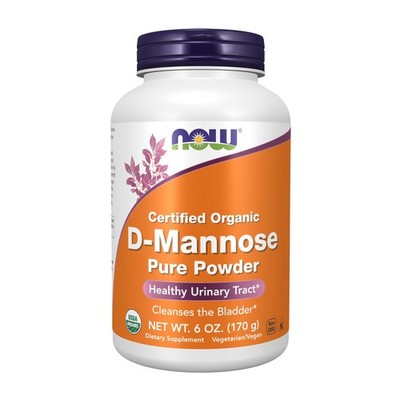 NOW Foods Supplements, D-Mannose Powder, 6 Ounce (Pack of 1), Off White