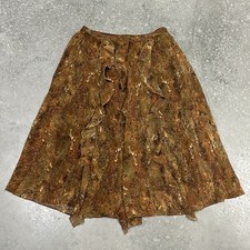 Vintage Y2K Skirt Sz L Boho Fairy Whimsical Floral Maxi Romance Festival 90s
