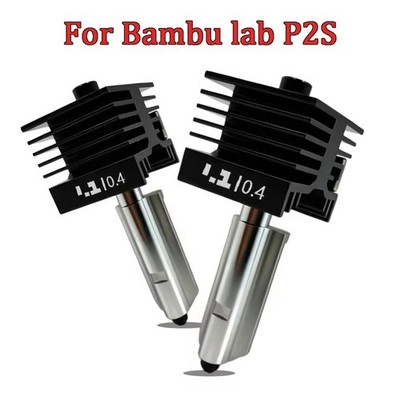 Für Bambu Lab P2S / H2D Hotend-Düse 0.2/0.4/0.6/0.8mm schnell abnehmbares Teile