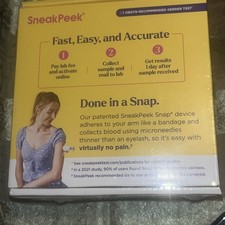 Myriad Sneak Peek Early Gender Test 99 Accurate Learn gender 6 wks exp 9/26 New