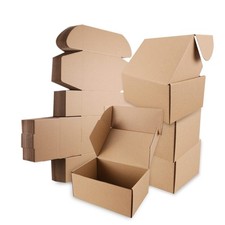 Shipping Boxes, 9"x6"x4"Which is Anti-Impact Come with Exquisite Sealing Label.S