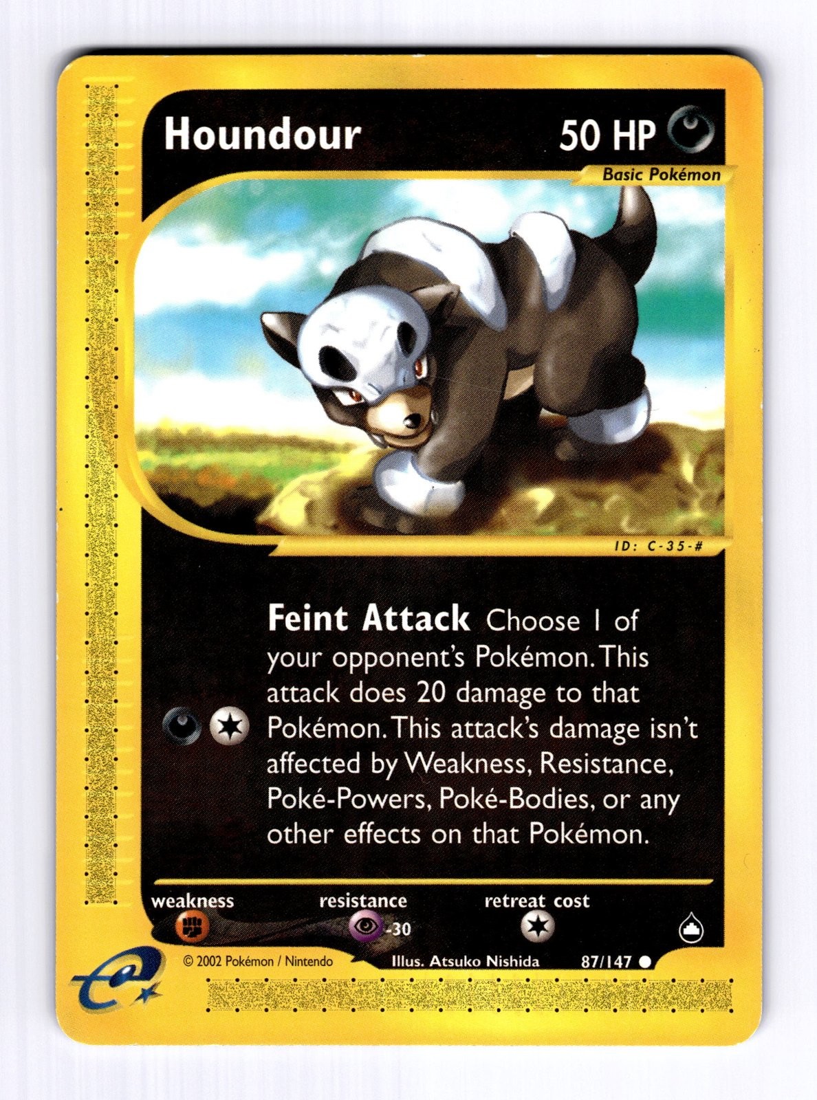 Houndour (87) Aquapolis #087 (2003) Common NM Pokemon