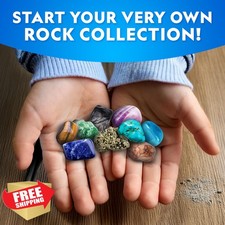 National Geographic Gemstone Dig Kit Excavate 50 Real Gems