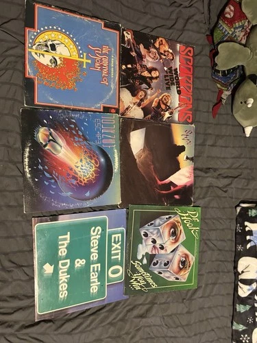 Journey, Scorpions, Styx, Steve Earle Vinyl LP Lot 12" Rock