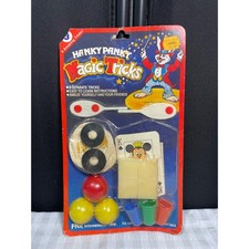 Vintage Hanky Panky Magic Tricks 9 Separate Tricks FNR International Mickey Card