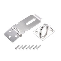 VorhäNgeschloss Haspe TüRverschluss Haspe Riegel 304 Edelstahl 88Mmx38Mmx25 Mm