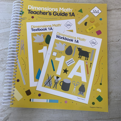 Dimensions Math Teacher's Guide 1A Homeschooling Aid