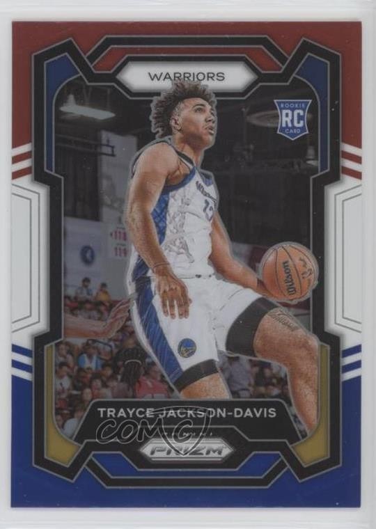 2023-24 Panini Prizm Red White & Blue Prizm Trayce Jackson-Davis #148 1c35