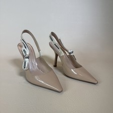 Christian Dior J ADior Patent Leather Slingback Pumps Size 37 1/2