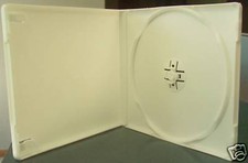 10 NEW HIGH QUALITY WHITE 12MM SINGLE CD DVD POLY CASES W/SLEEVE PSC13-ST