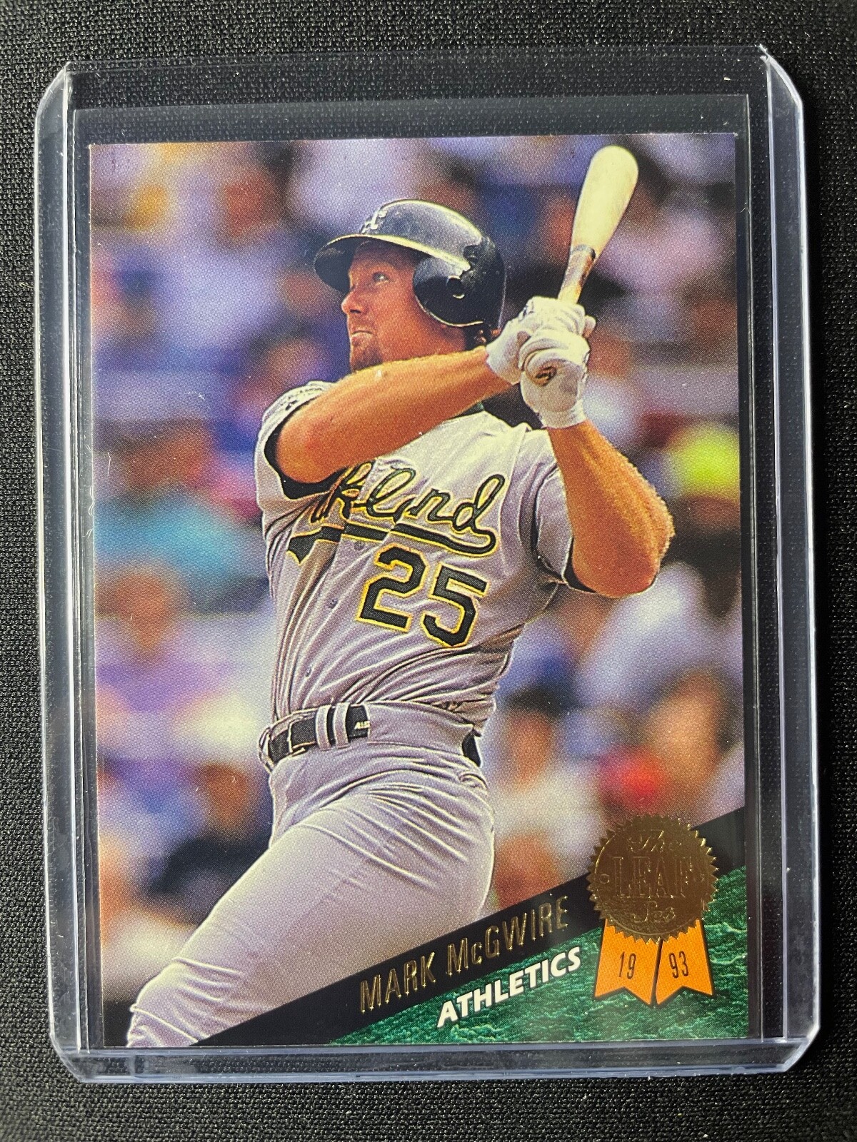 1993 Leaf Mark McGwire #323 Athletics!!!