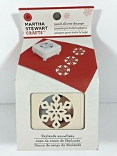 Martha Stewart Crafts SKYLANDS SNOWFLAKE Punch All Over the Page NEW