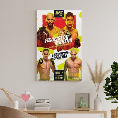 MMA 256 Figueiredo vs. Moreno Fight Tony Ferguson Canvas Art Wall Painting
