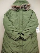 Spyder Womens Size Xl Explorer Parka Thermaweb Insulated Jacket (bnwt) Sage Hood