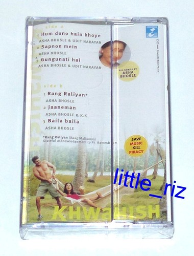 Khwahish - Bollywood Hindi cassette (not CD) Milind Sagar Asha Bhosle - Picture 2 of 3