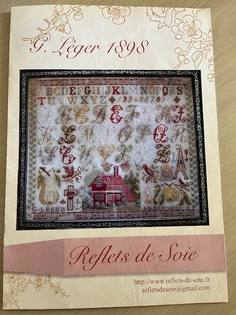 Kit De Point De Croix D'occasion - Motif "Berry And Birds" (Sampler) Avec Toile Et Fils