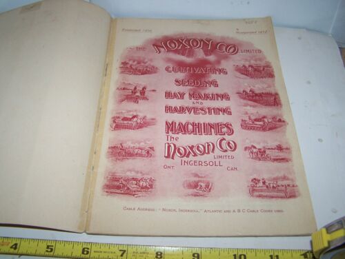 NOXON Company Farm Implement Sales CATALOG Harrow Disc Binder Mower Drill Reaper - Picture 2 of 16
